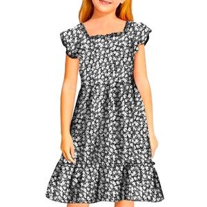 Girls size 7-8 short sleeve dress